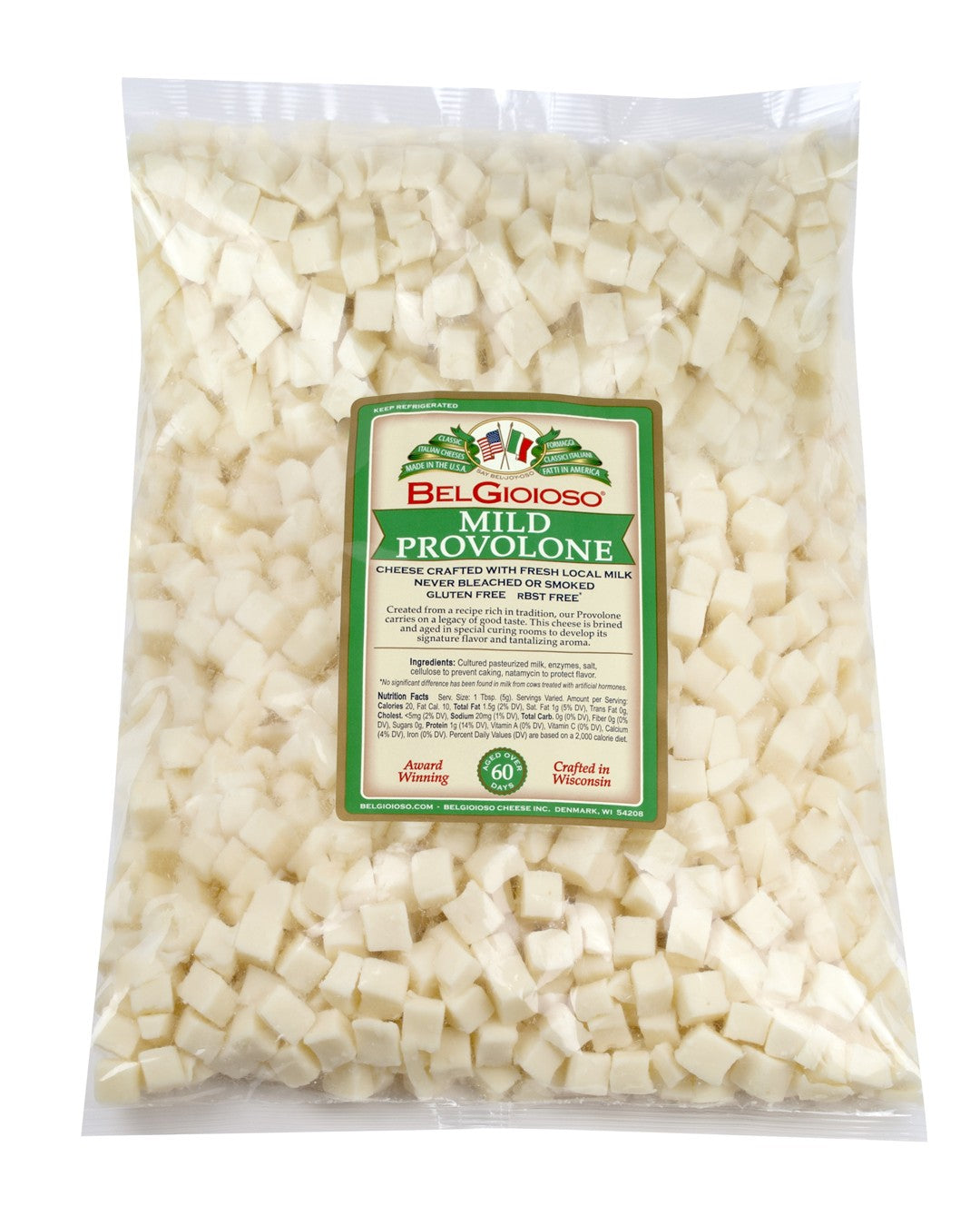 Mild Provolone Cheese Cubes