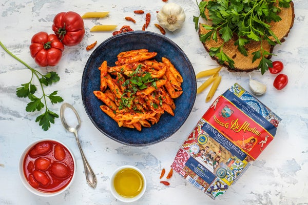 Penne Mezze Rigate Pasta