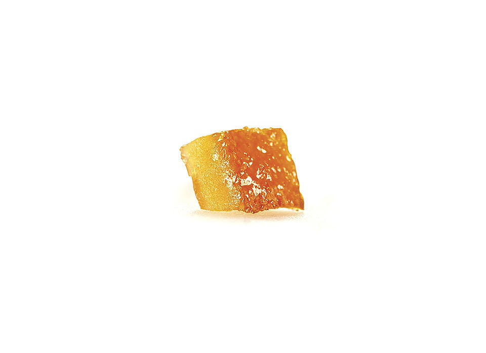 Candied Orange Peel Cubed