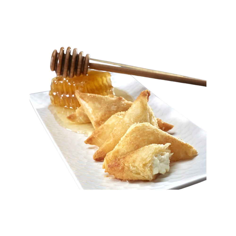 Goat Cheese & Honey Phyllo Triangle