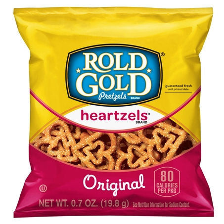 * Whole Grain Heartzels Pretzels