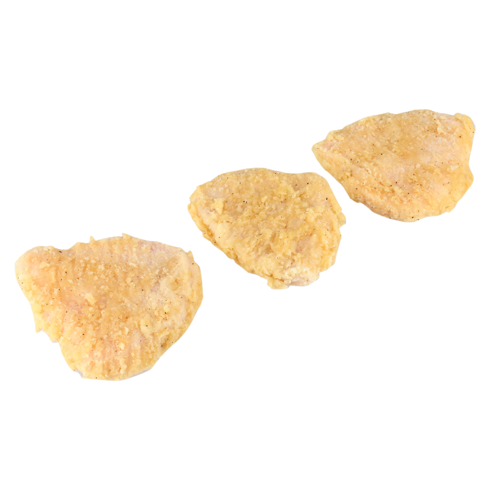 * Uncooked Crispy Chicken Breast Filets