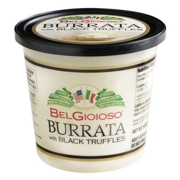 Burrata with Black Truffles 4oz