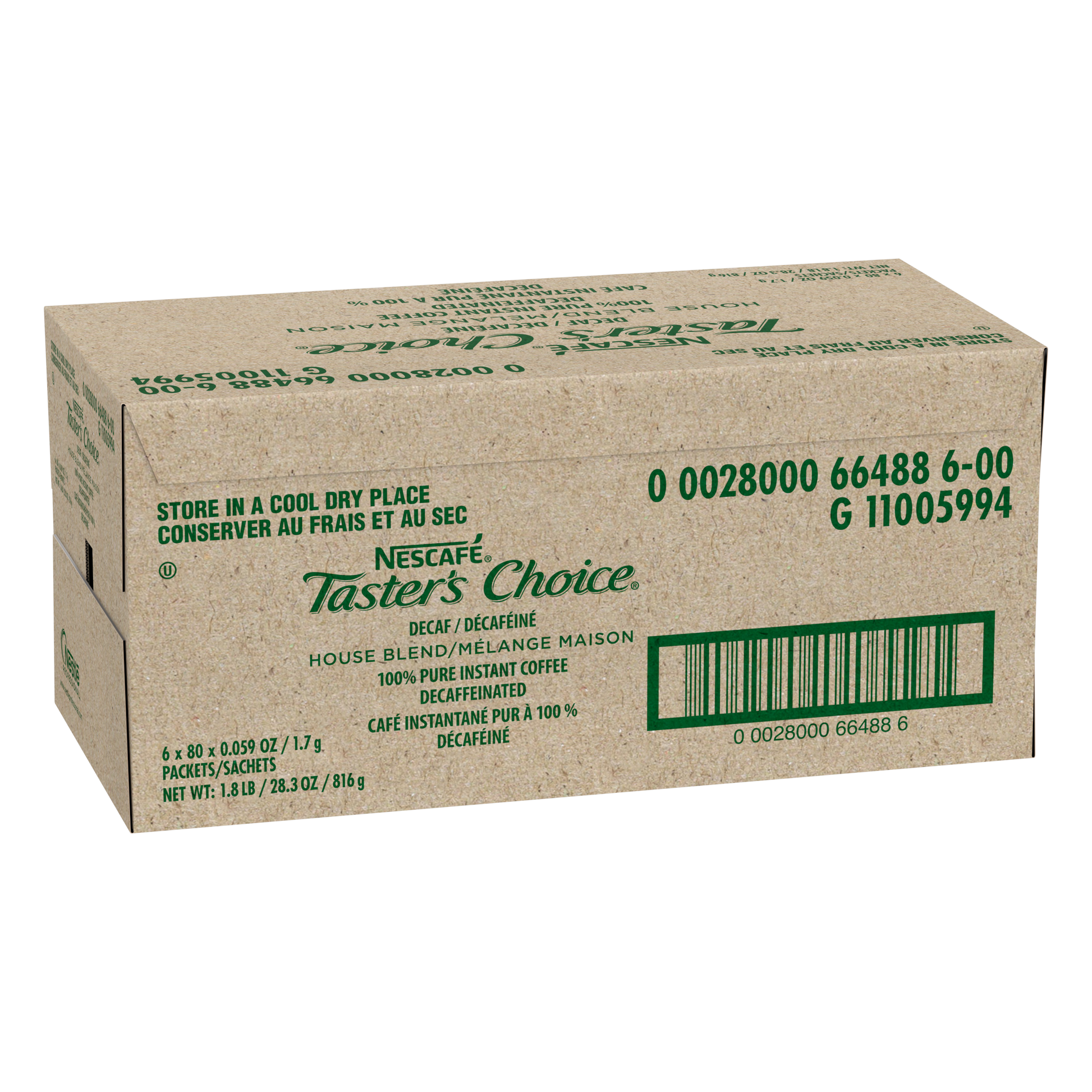 Decaf Instant Coffee Stick Pack