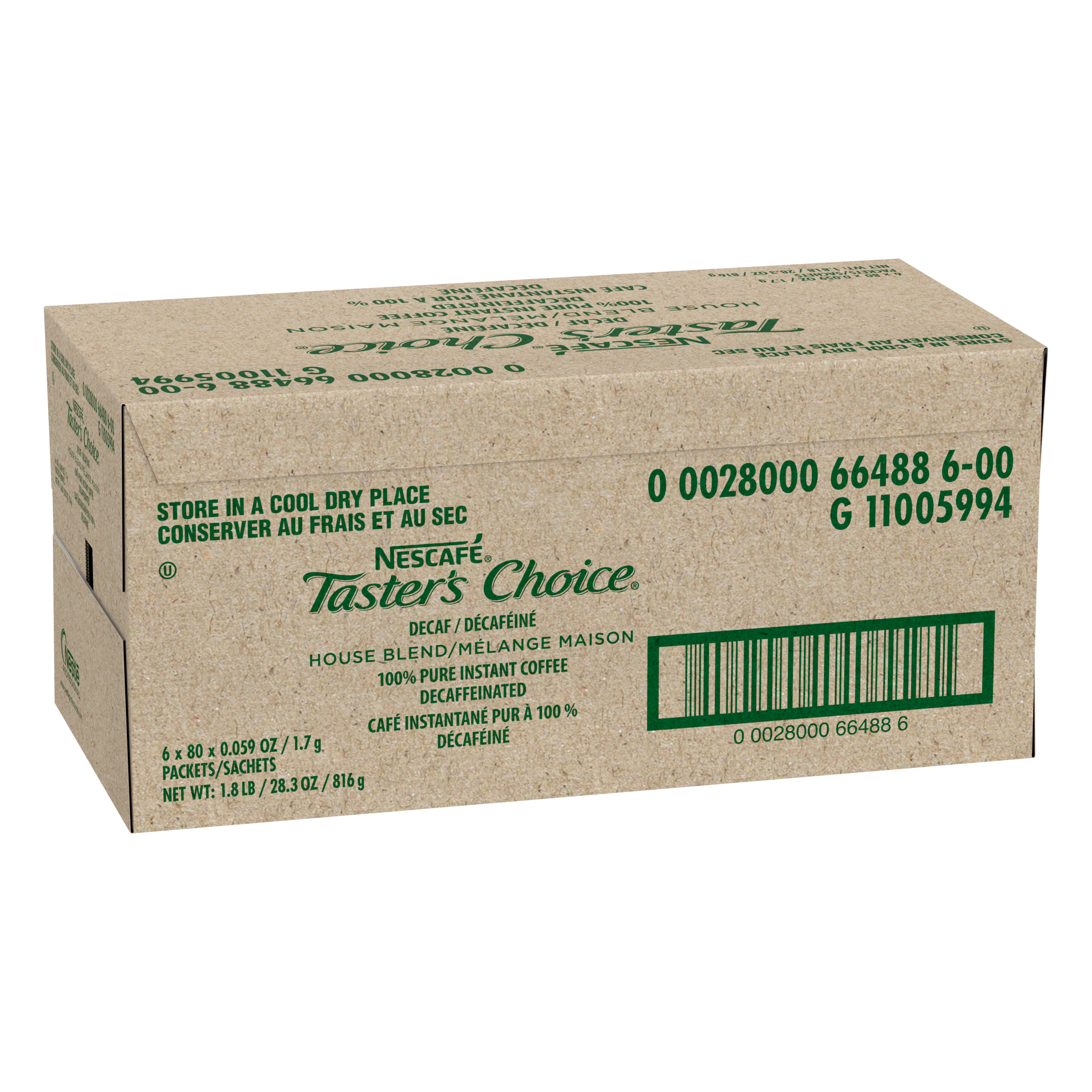 Decaf Instant Coffee Stick Pack