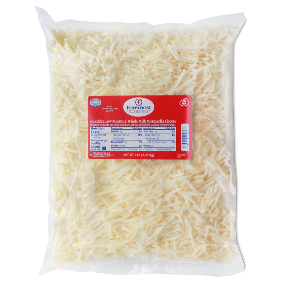 Whole Milk Shredded Mozzarella Cheese