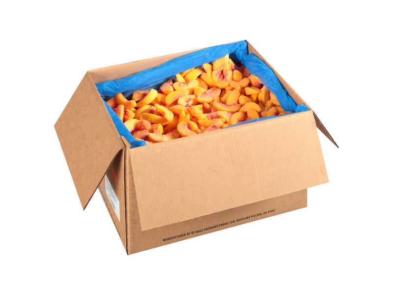 Large Sliced IQF Peaches