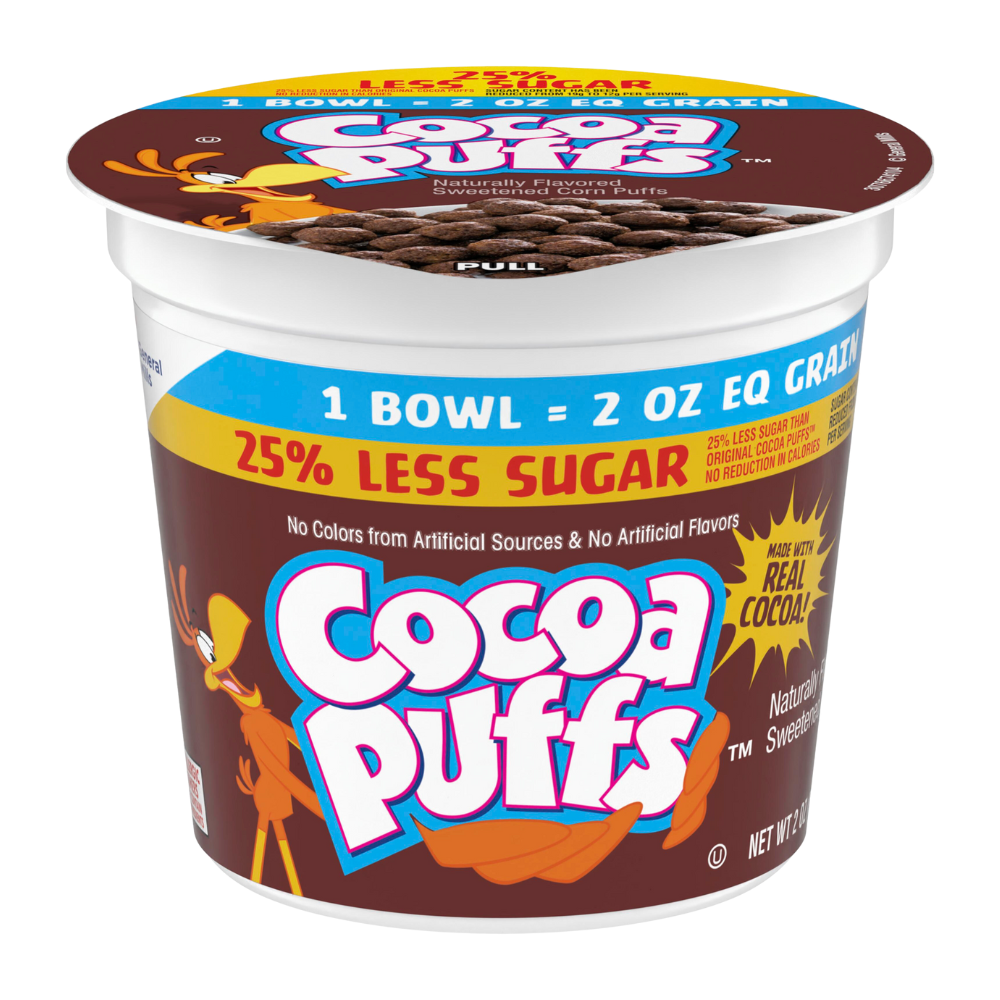 Cocoa Puffs Reduced Sugar Single Serve