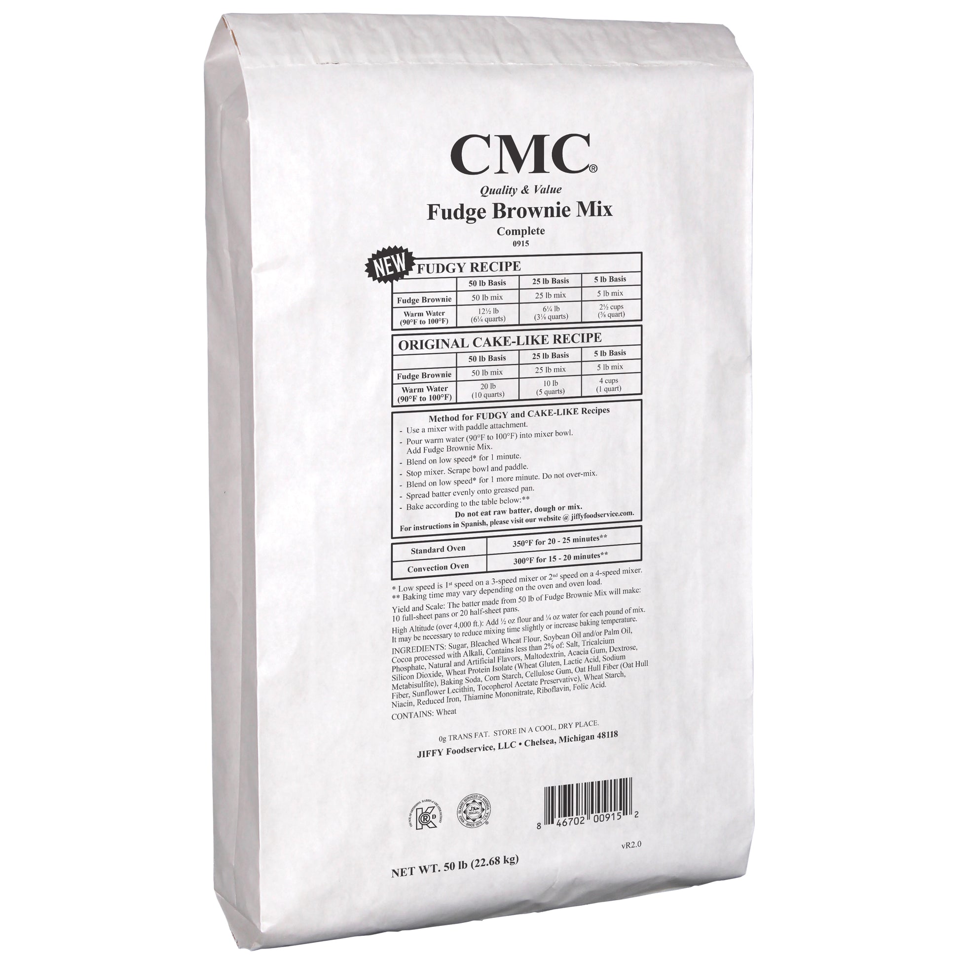 Fudge Brownie Mix 50lb
