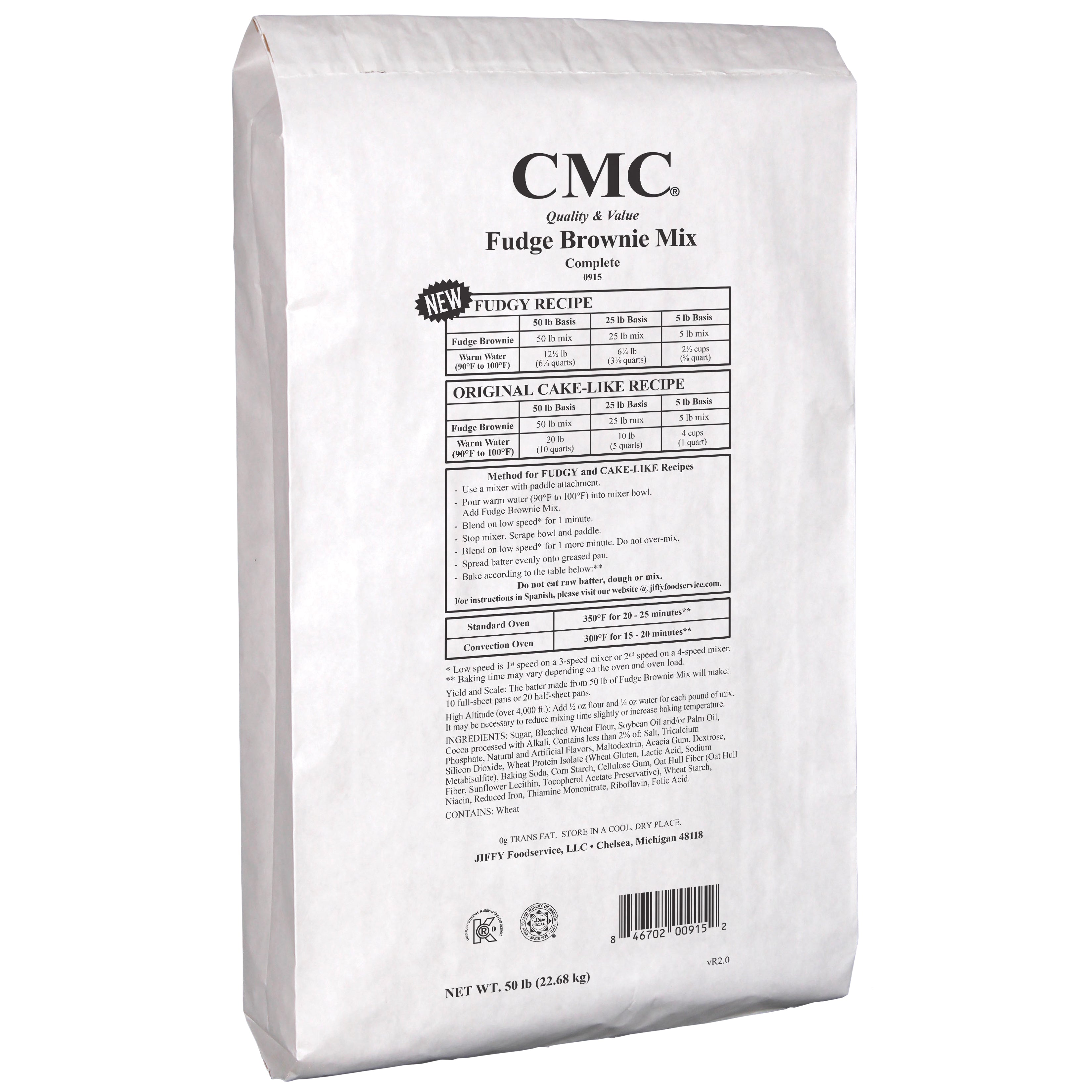 Fudge Brownie Mix 50lb