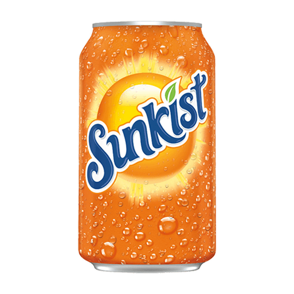 Orange Soda Cans