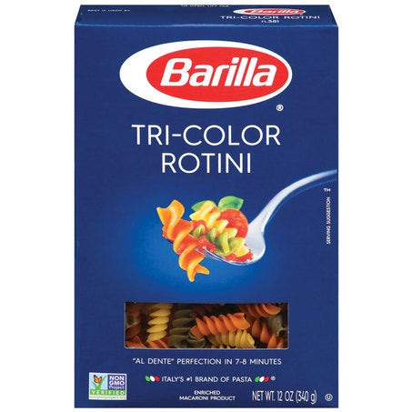 * Tri-Color Rotini Pasta
