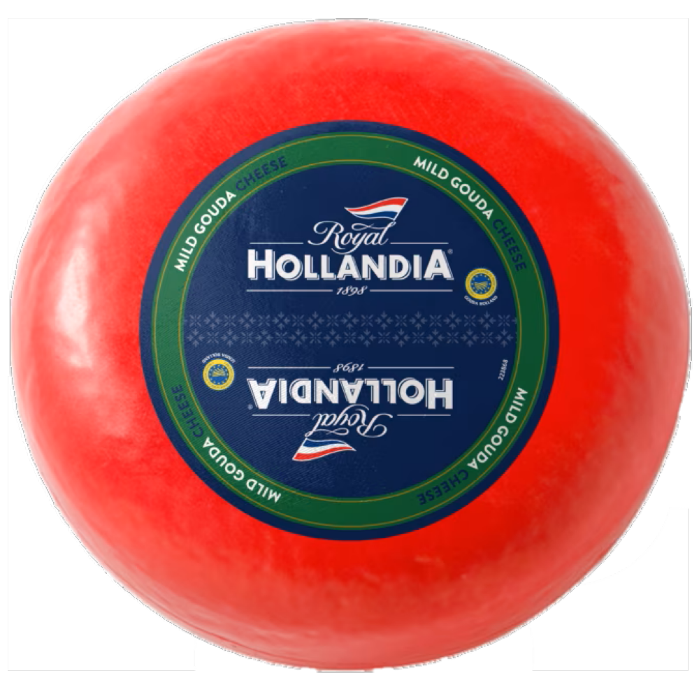 Holland Red Wax Mild Gouda Cheese