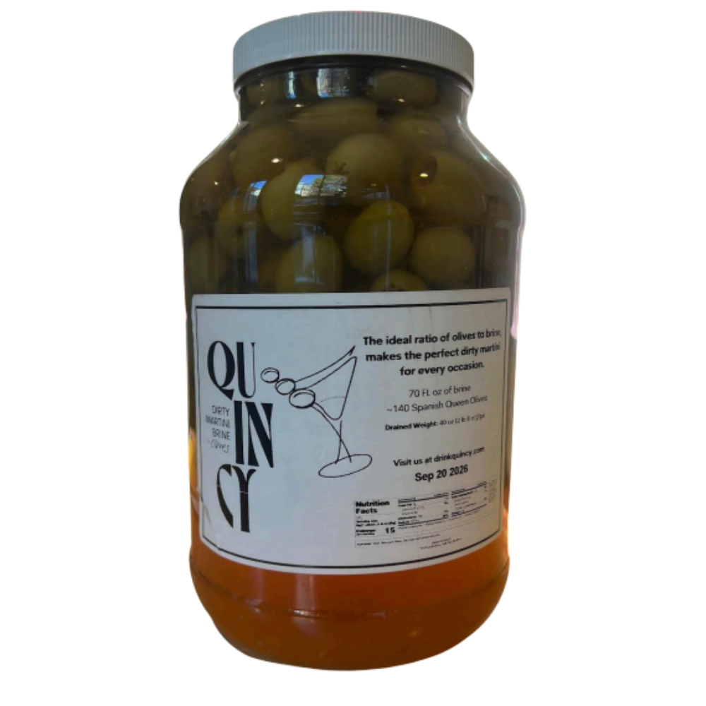 Dirty Martini Brine & Olives
