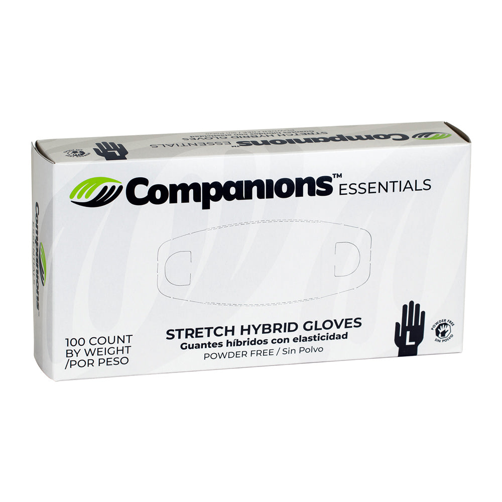 * Gloves Clear Stretch Large