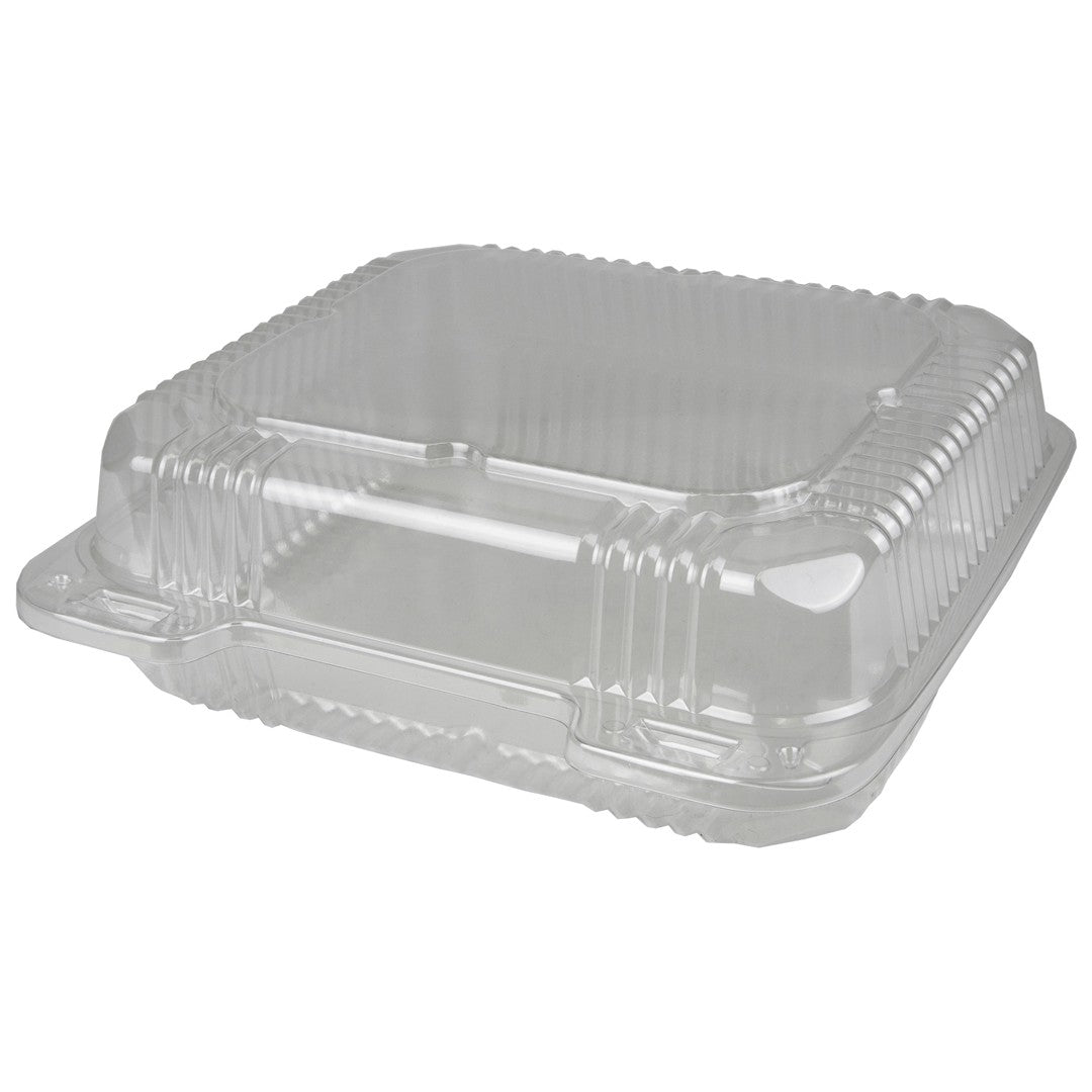 * 8x8 Plastic Hinged Container