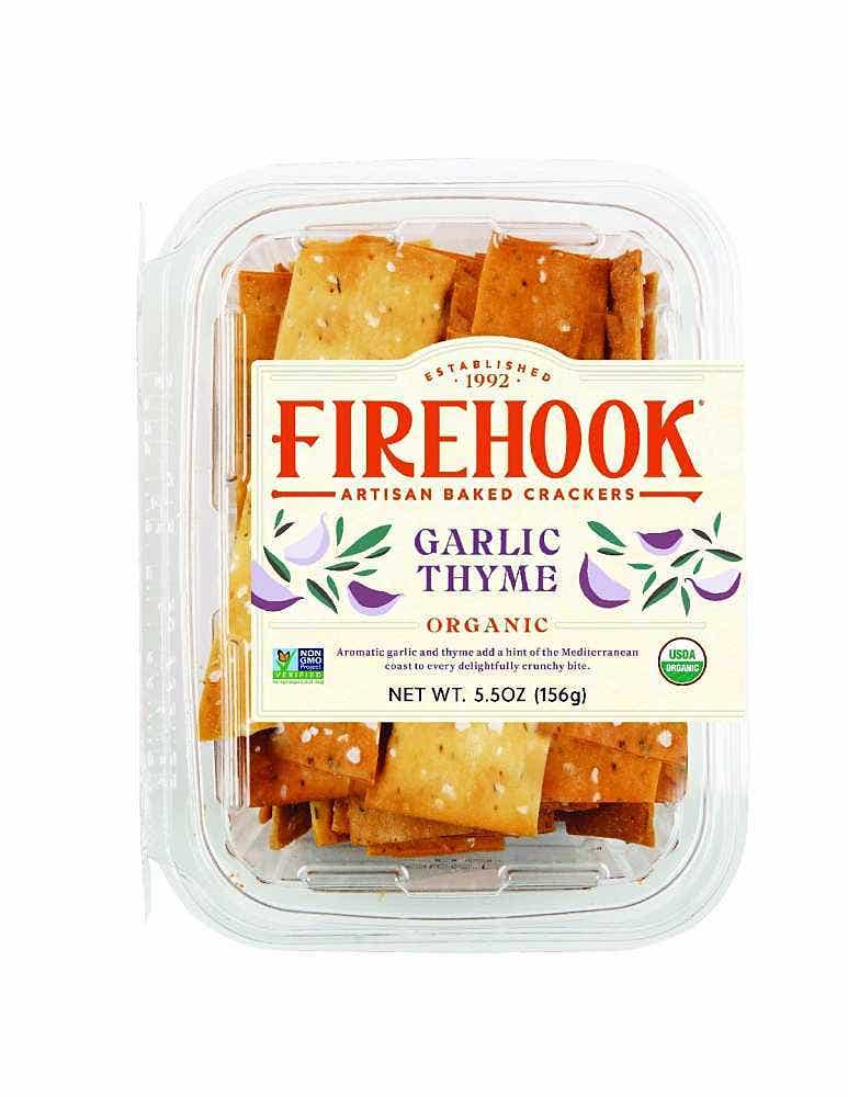 Garlic Thyme Crackers Organic