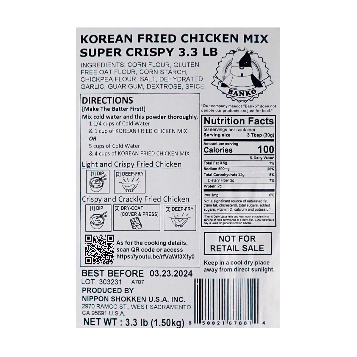 Korean Fried Chicken Batter (Super Crispy)