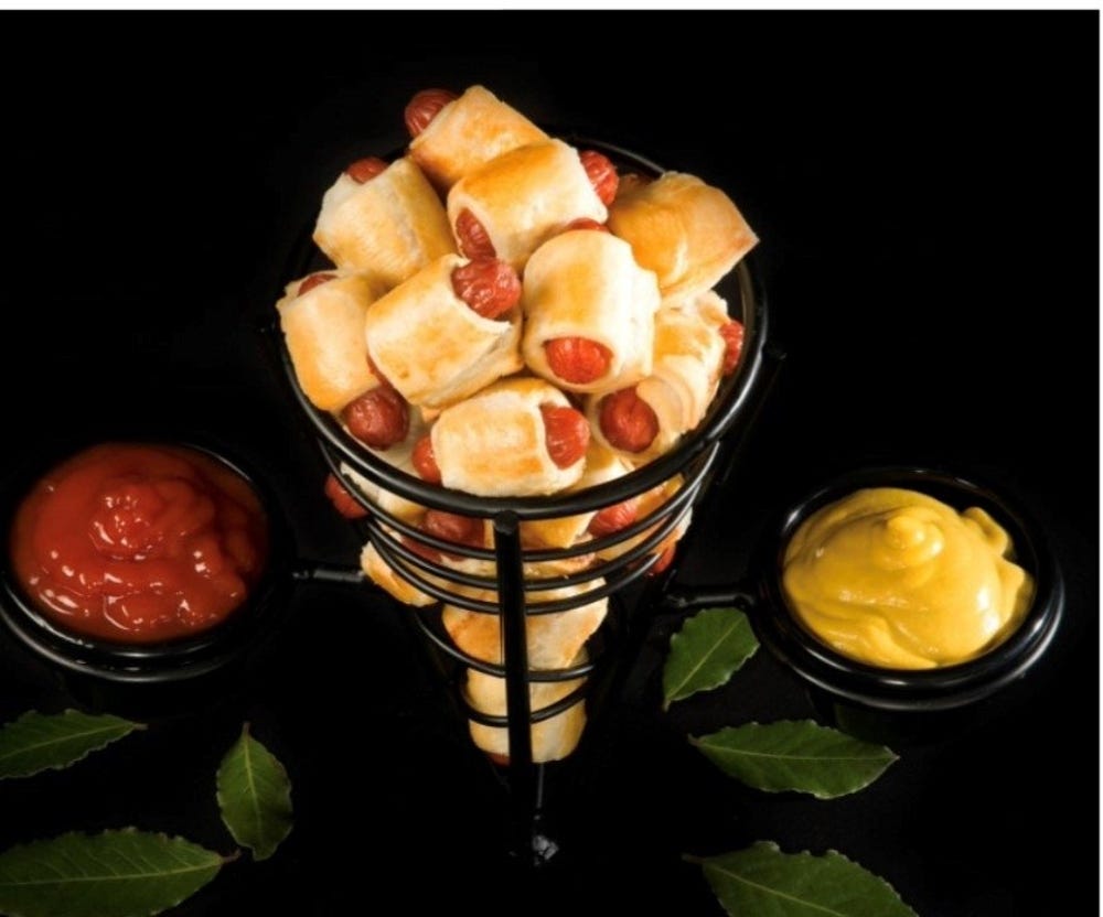 Cocktail Franks in Puffed Pastry