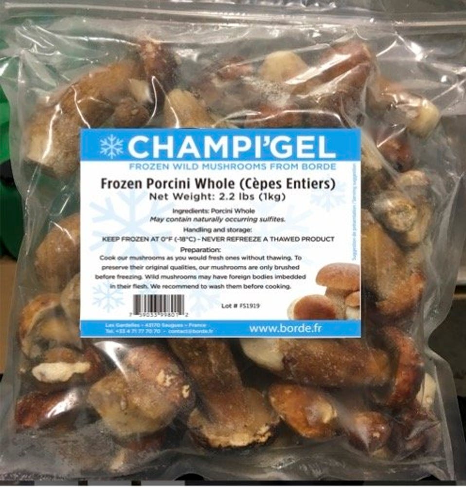 Small Cork Porcini Whole IQF 2-4 cm Cap