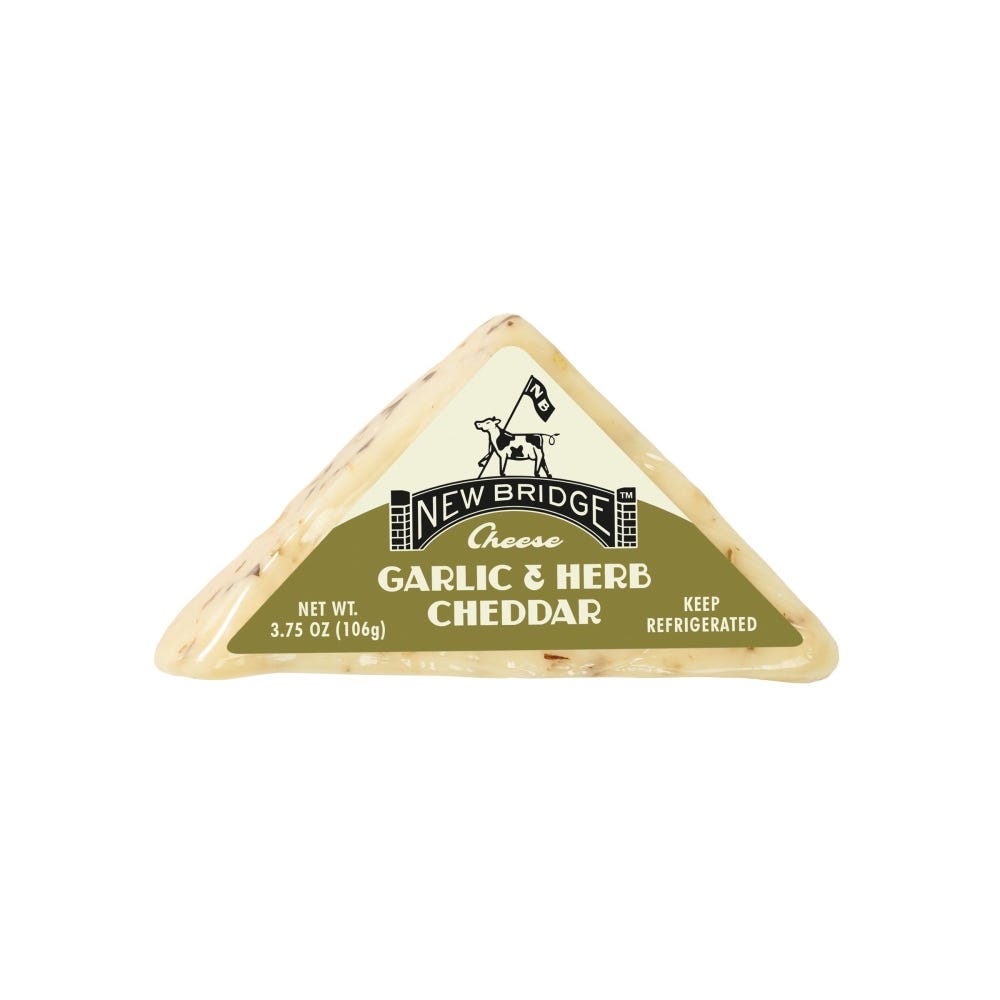Mini Garlic & Herb Cheddar Wedge
