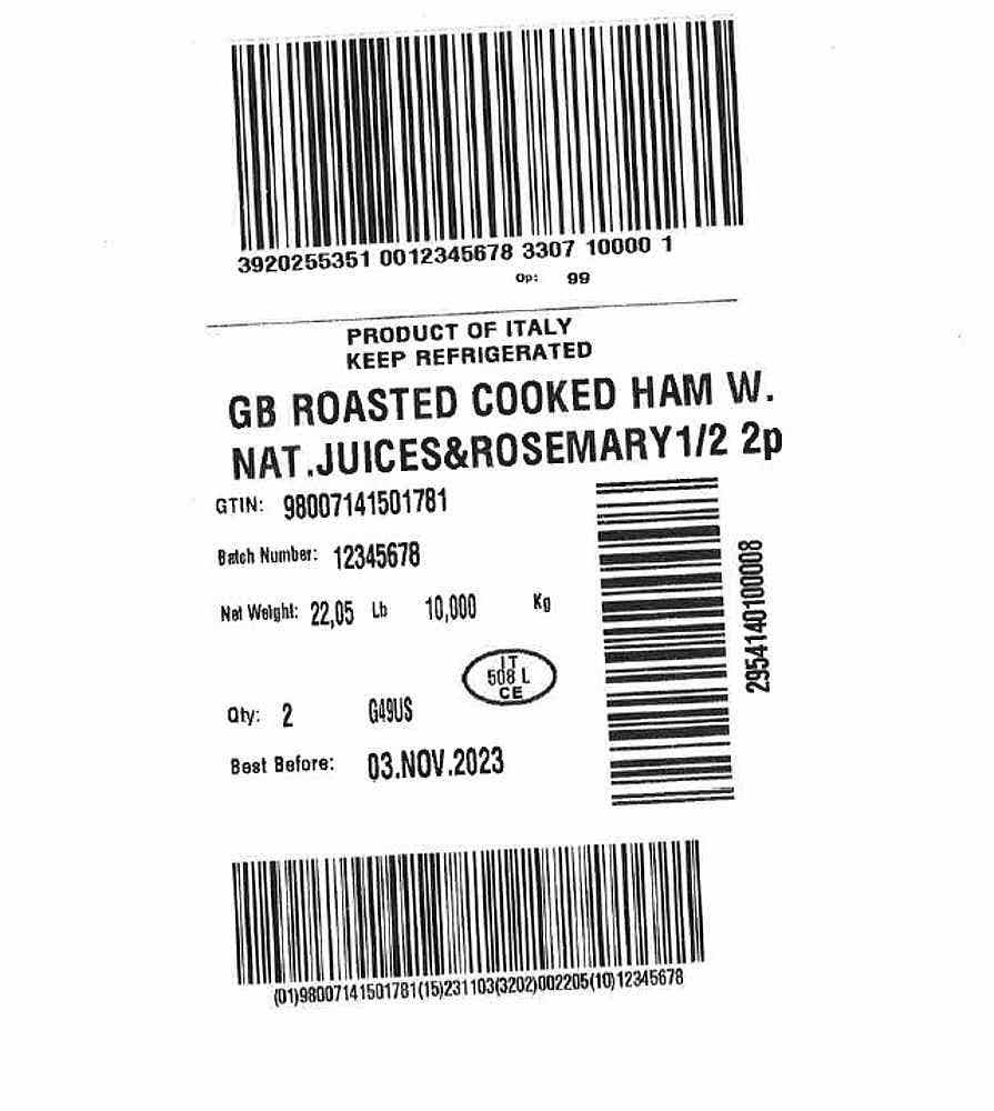 Gran Biscotto Roasted Ham