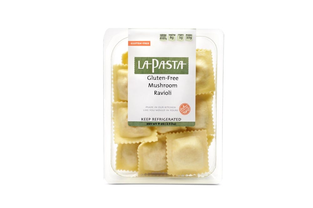 La Pasta Gluten Free Mushroom Ravioli