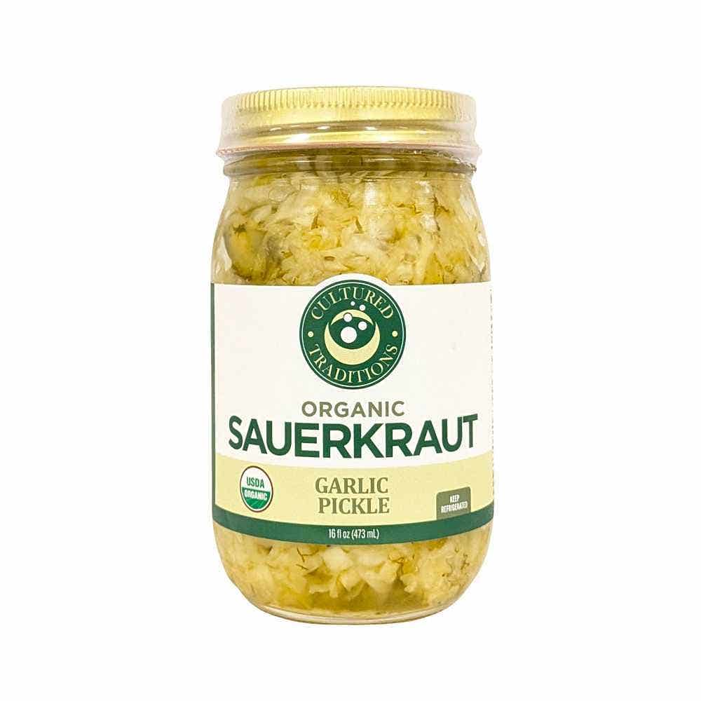 Garlic Pickle Sauerkraut ORGANIC