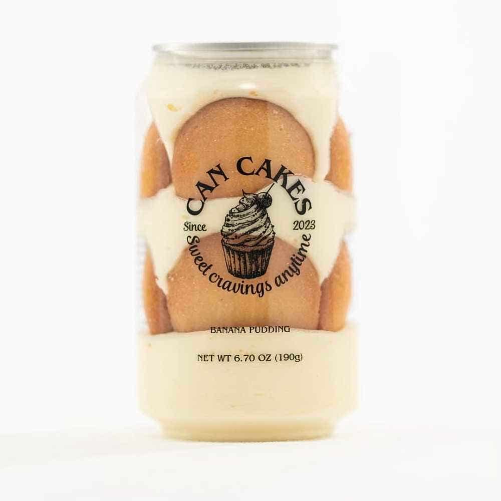 CAN CAKES  PUDDING BANANA IN CAN Each