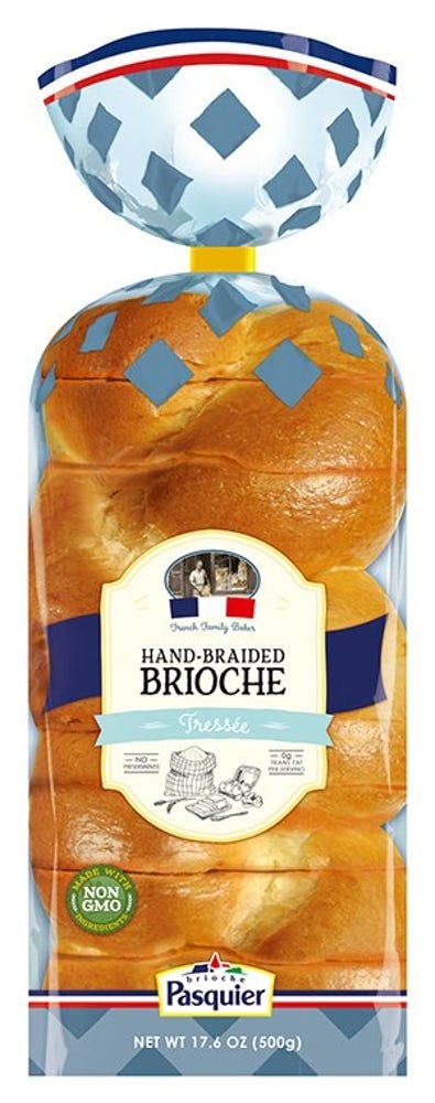 Brioche Tressee Loaf Sliced