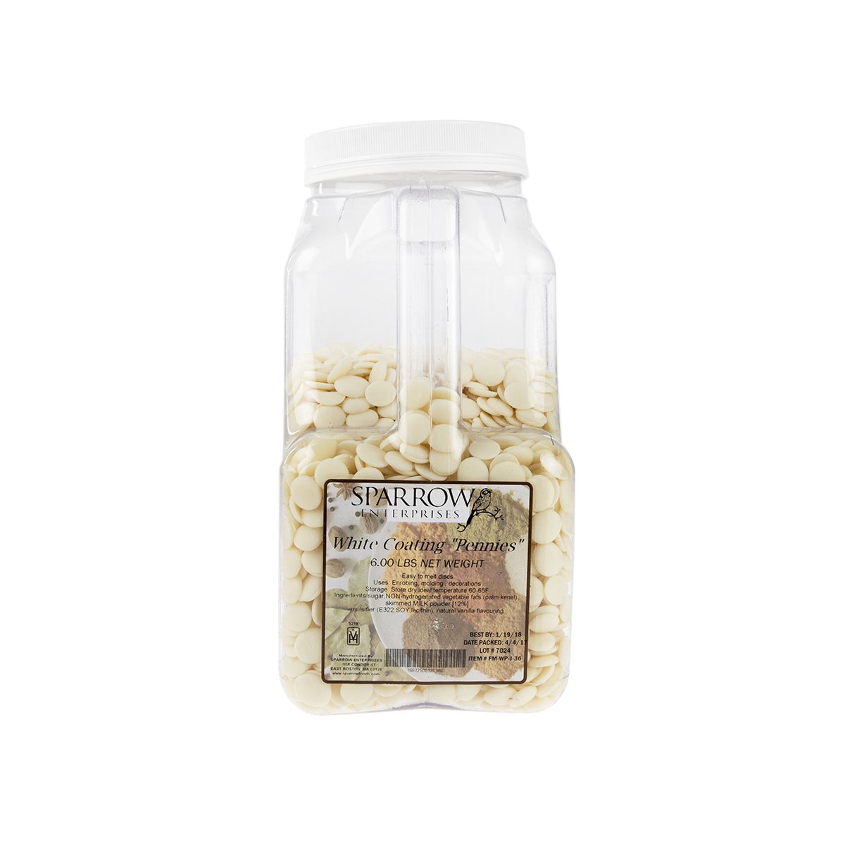 Pâté Glace White Coins
