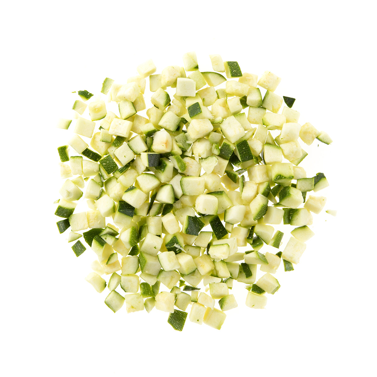 1/2in Diced Zucchini without Seeds
