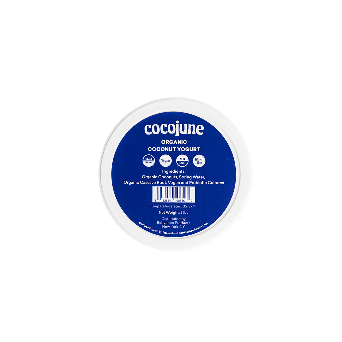 Organic Vegan Coconut Yogurt