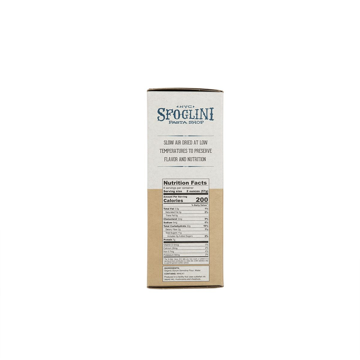 Organic Semolina Radiator Pasta