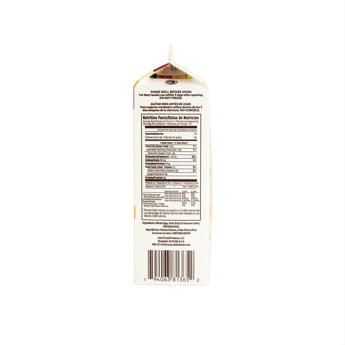Cage-Free Liquid Eggs