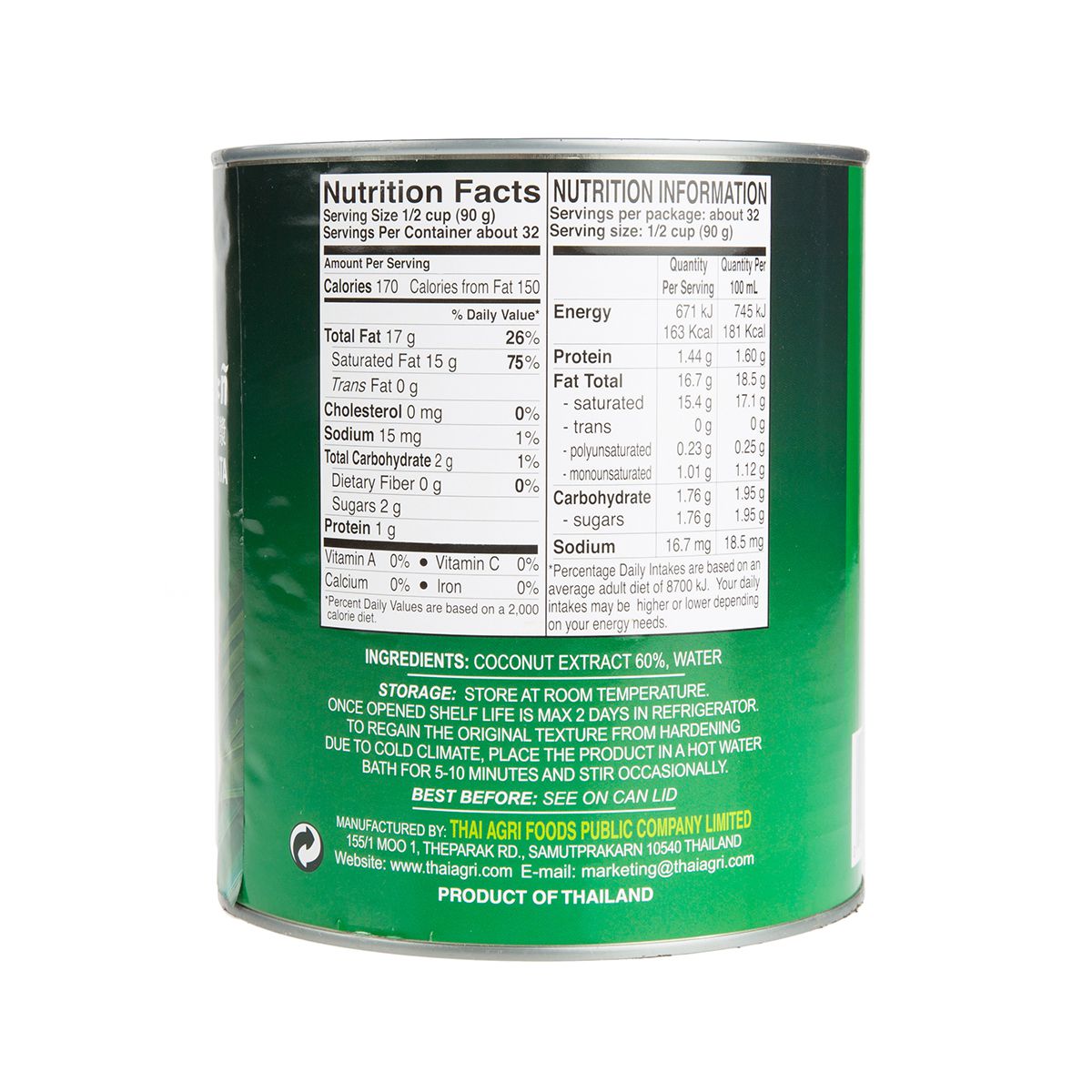 Unsweetened Coconut Milk