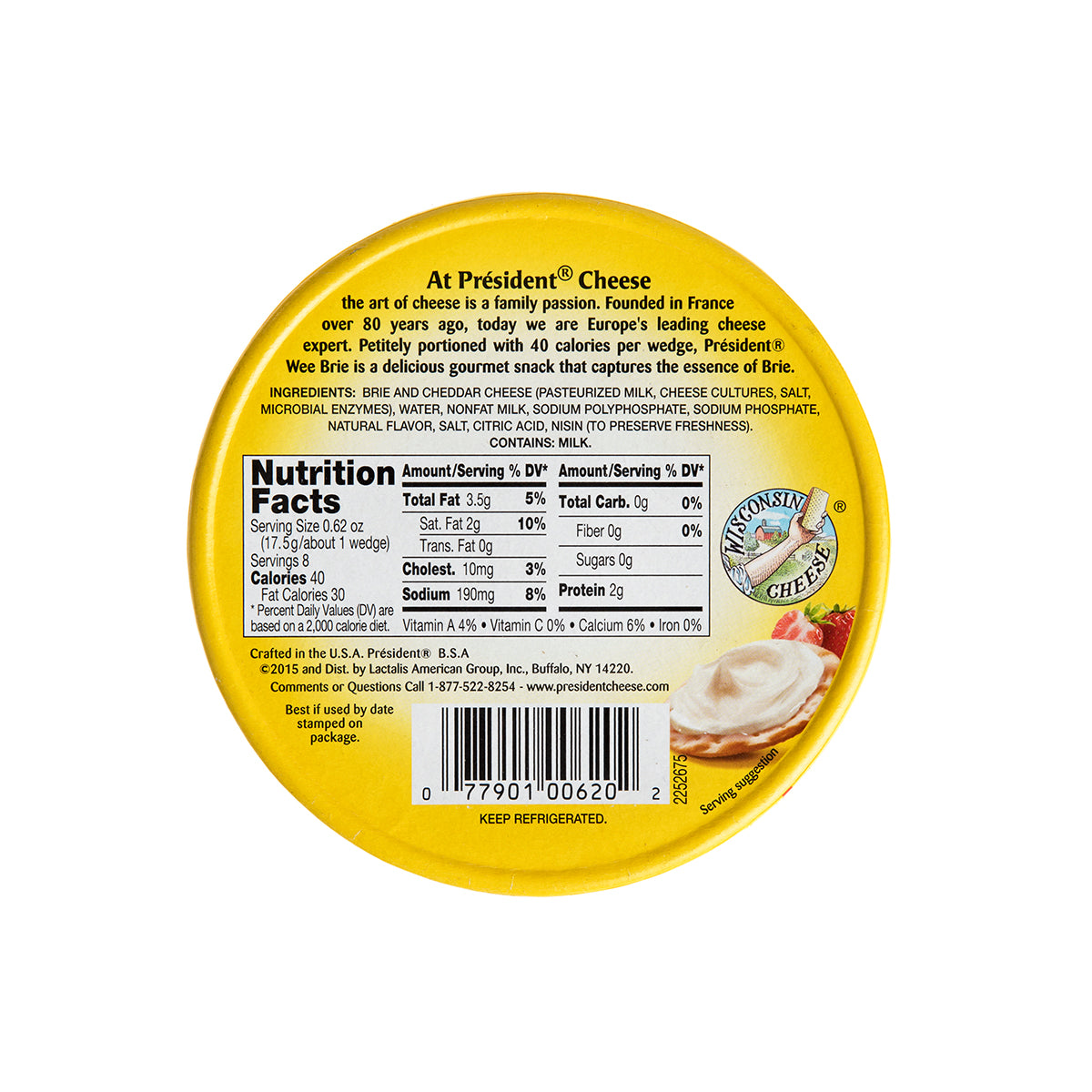 Wee Brie Wedges Cheese