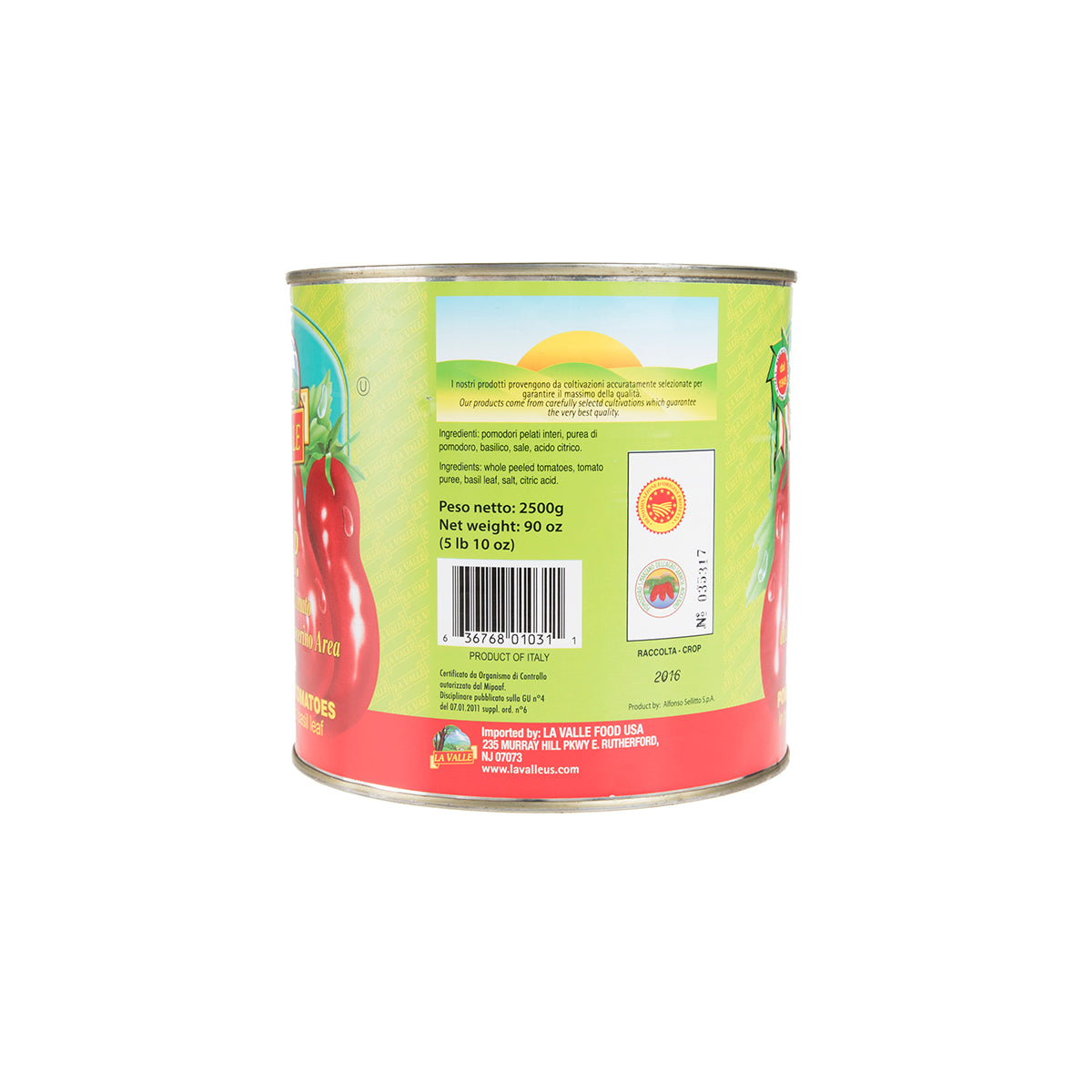 DOP Italian Peeled San Marzano Tomatoes