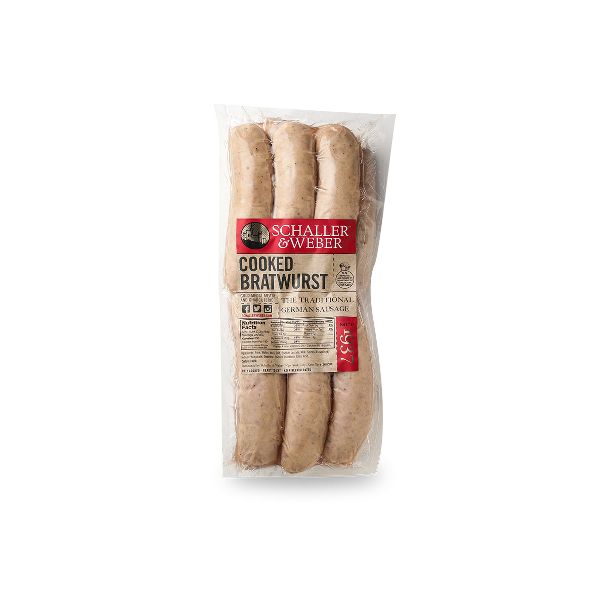Pork Bratwurst Sausages