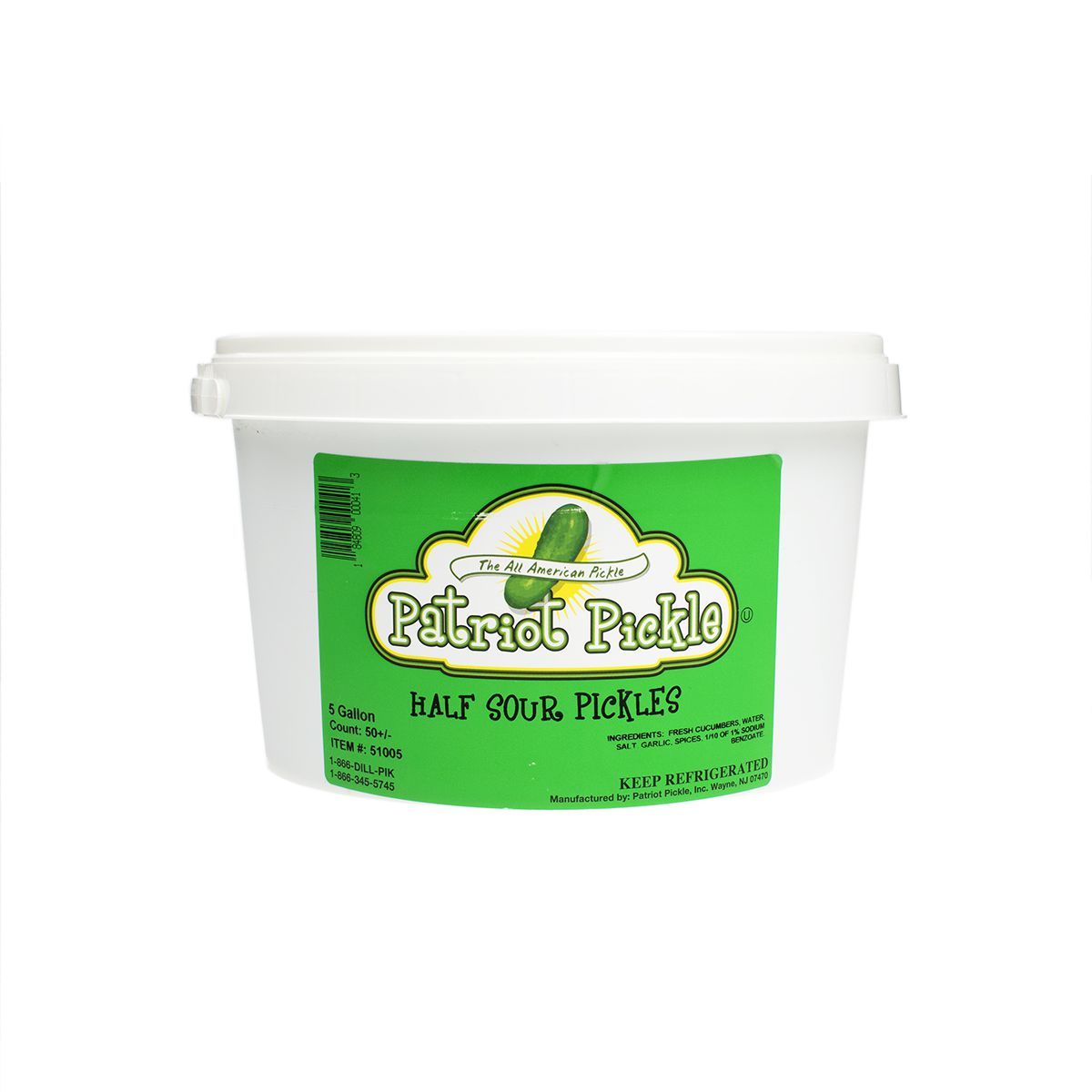 Half Sour Green Pickles