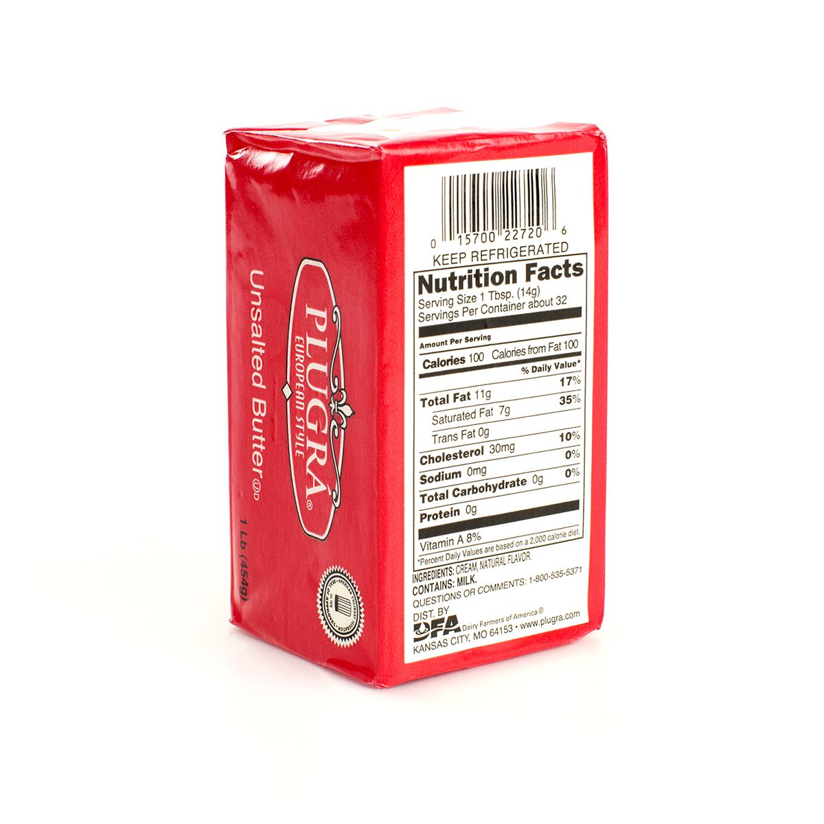 Unsalted Butter 82%