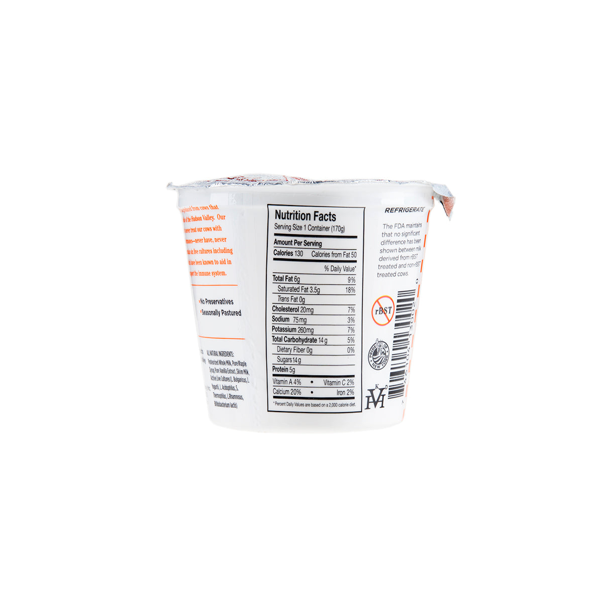 Maple Vanilla Yogurt
