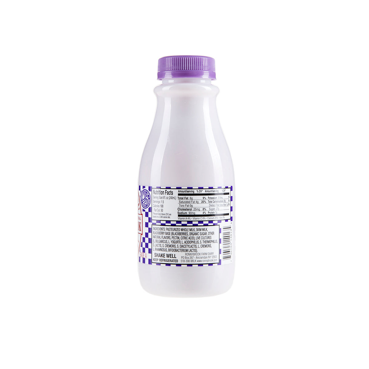 Drinkable Blackberry Yogurt