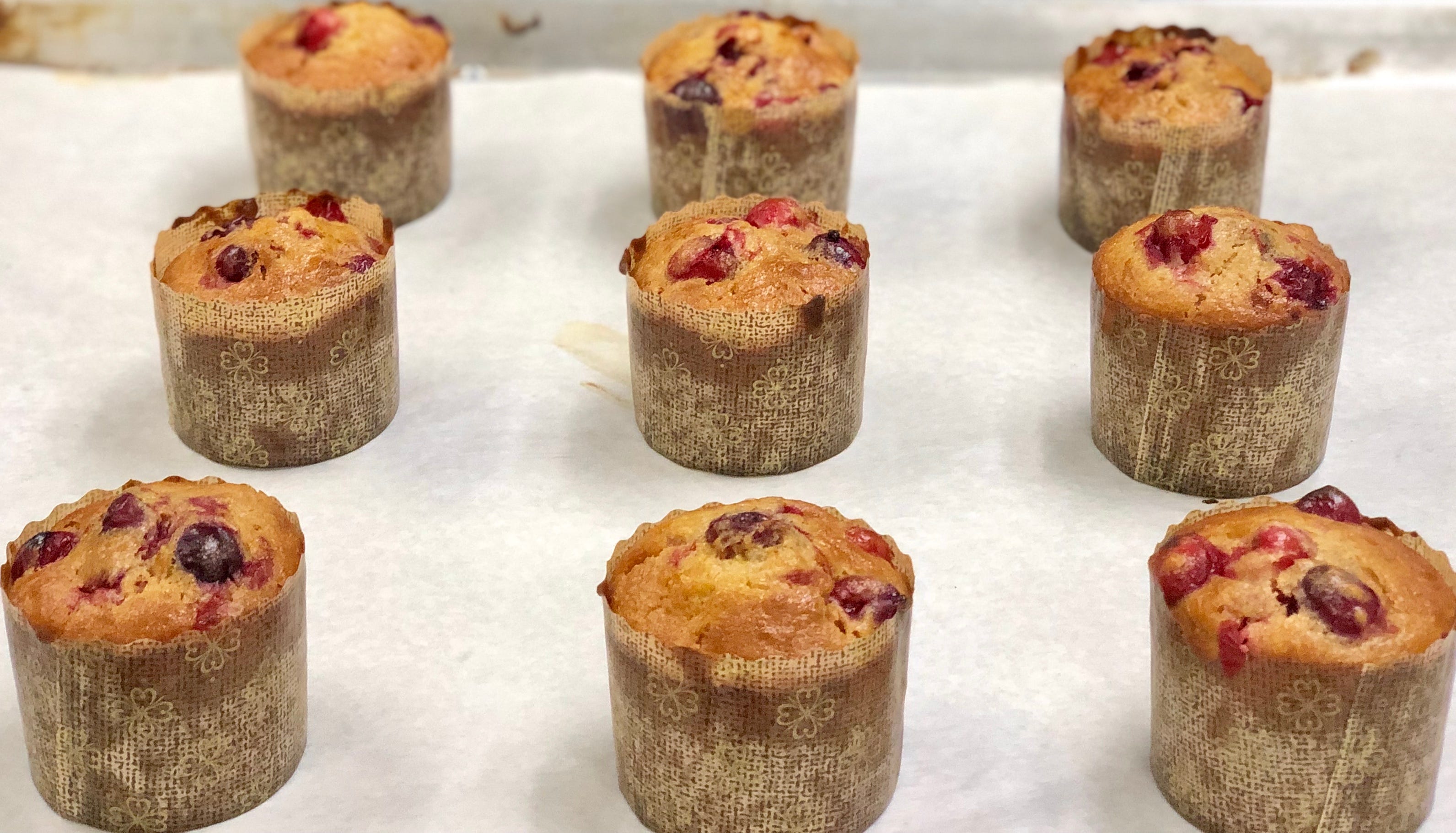 Fresh Cranberry Muffin Batter