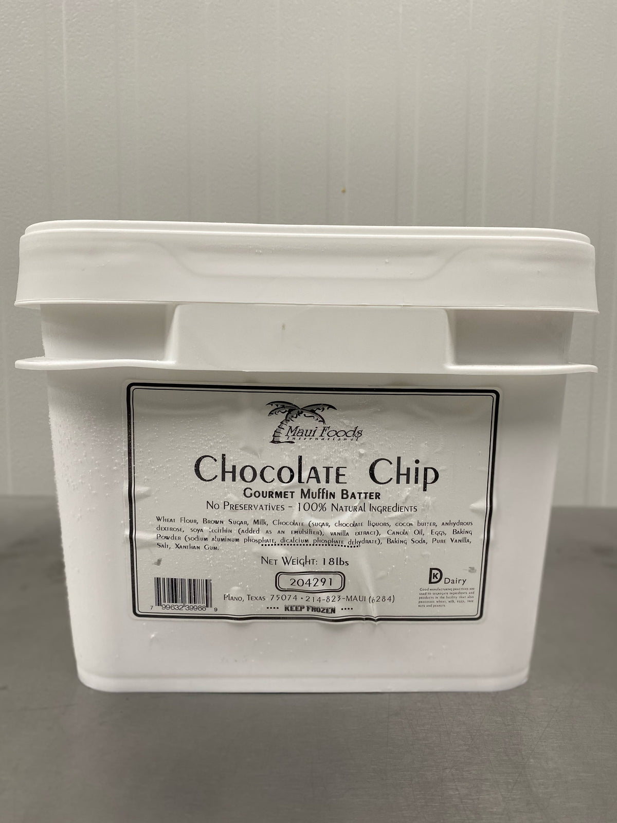 Chocolate Chip Muffin Batter