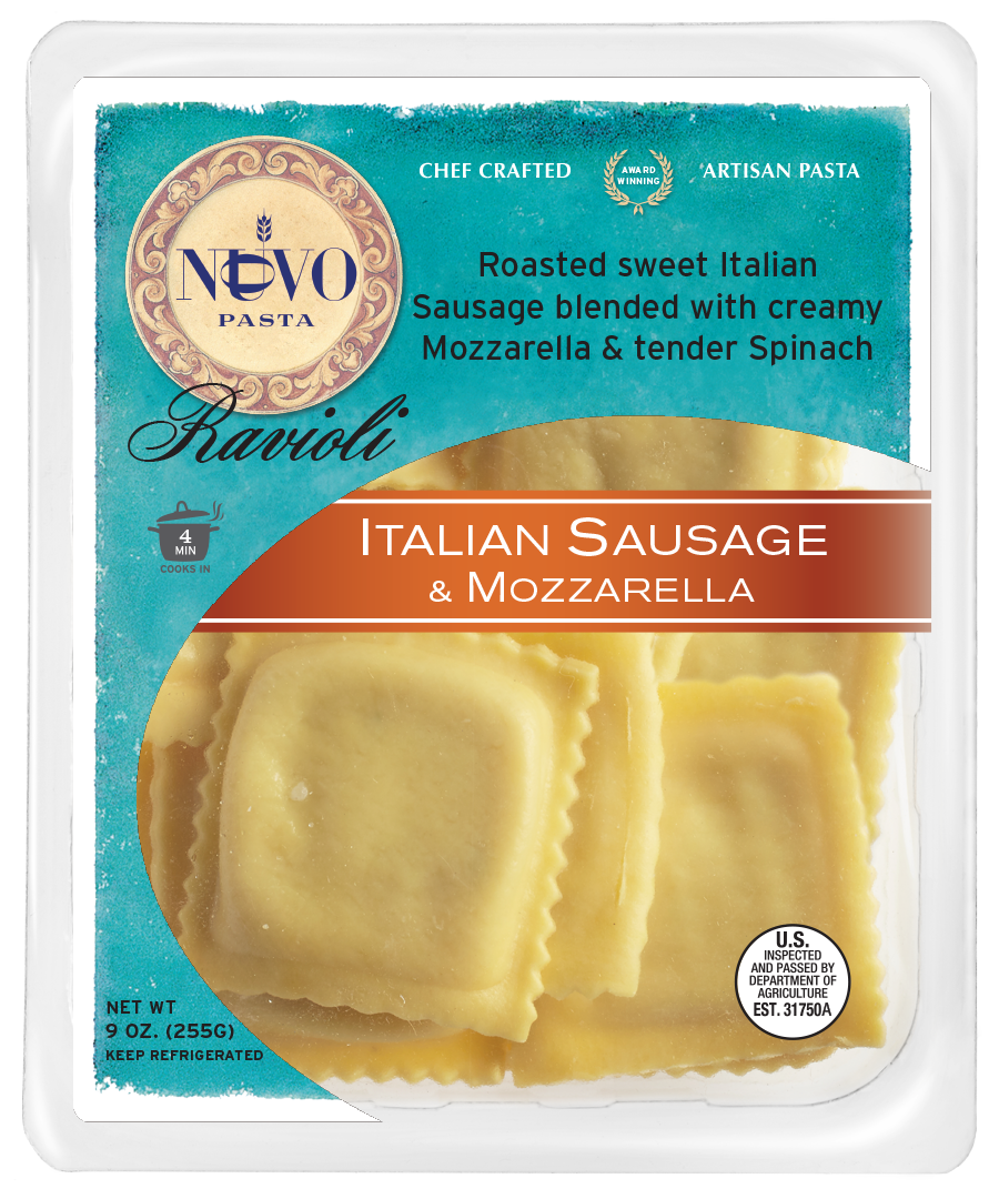 Nuovo Italian Sausage & Mozzarella Ravioli