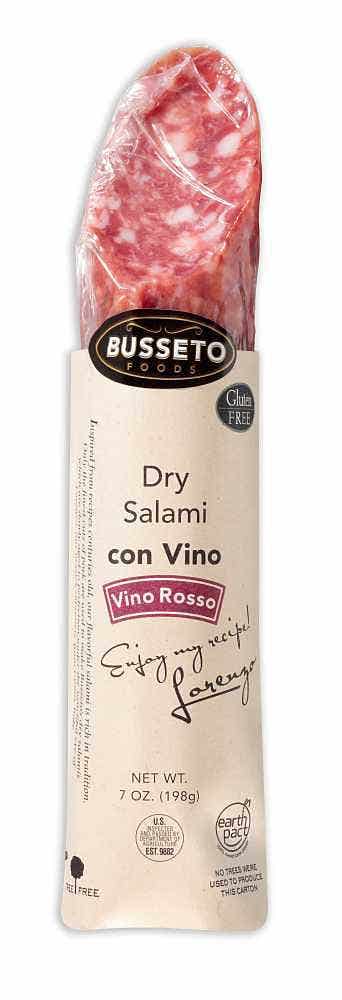 Dry Wrap Vino Roso Salami Chub
