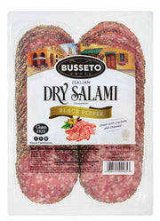 Ground Black Pepper Salami Sliced