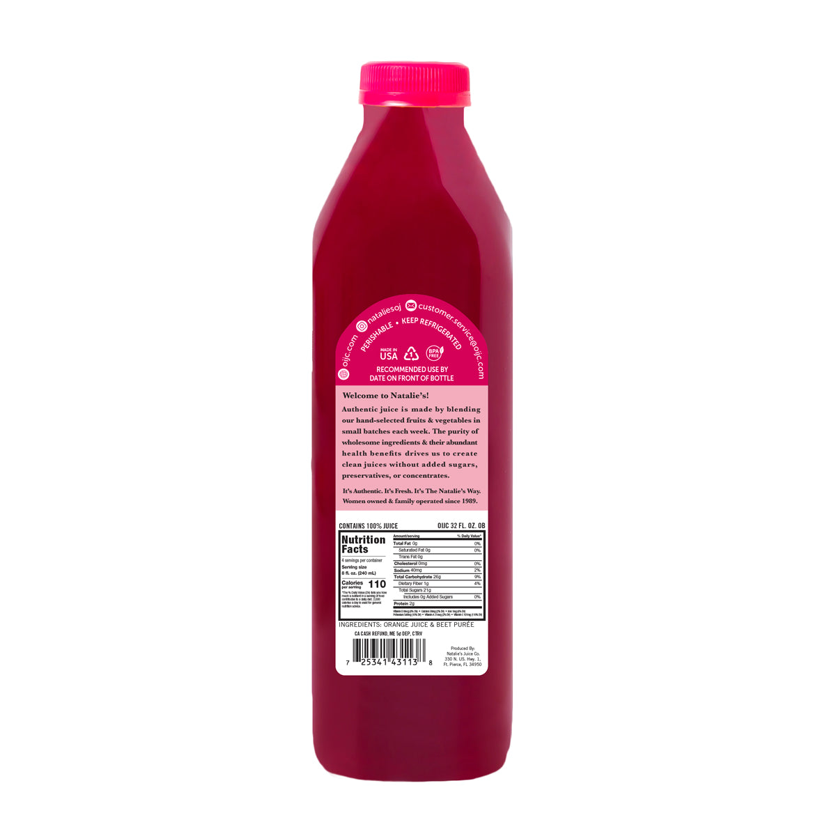 Orange Beet Juice