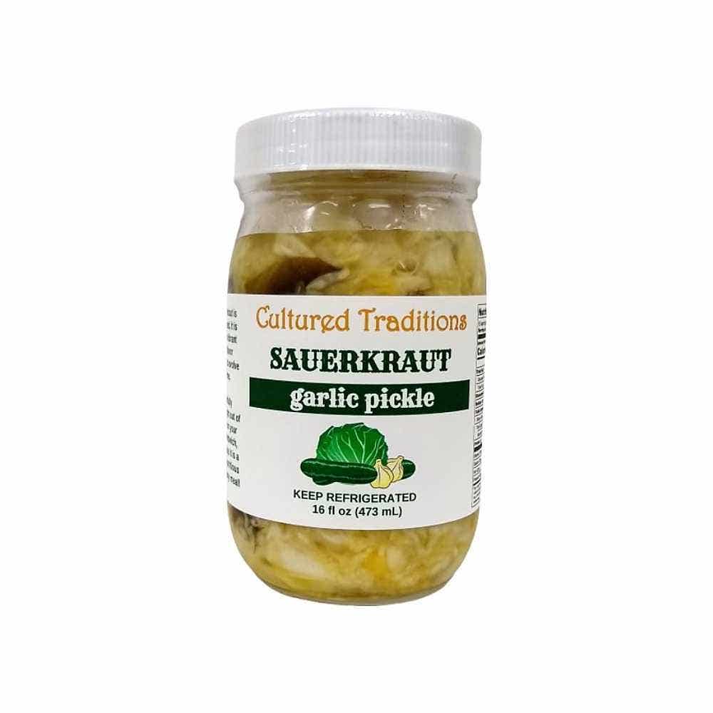 Garlic Pickle Sauerkraut ORGANIC
